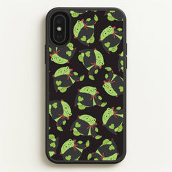 Vampire Frog Pattern  - Halloween iPhone XS Max Case