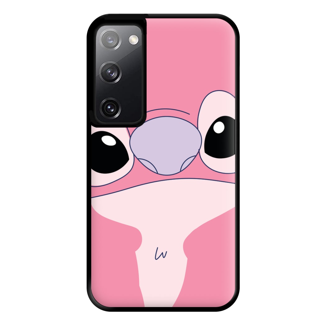 Cute Pink Alien Face Galaxy S20 Case
