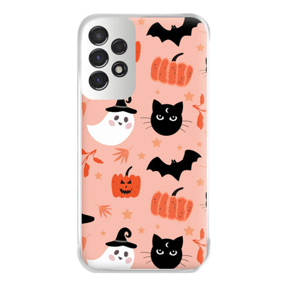 Pretty Pink Halloween Pattern Phone Case