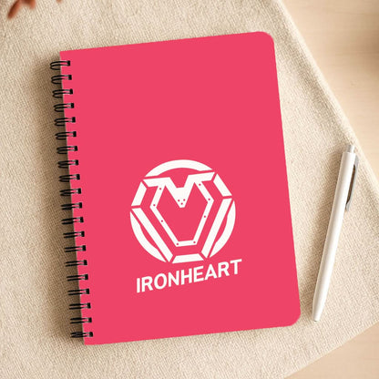 Metal Heart Symbol Notepad