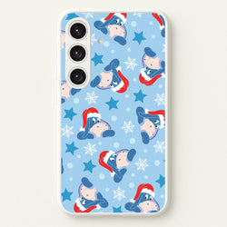 Cartoon Donkey Stars Pattern Galaxy S25 Case