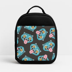 Demon Cat Pattern Insulated Lunch Bag