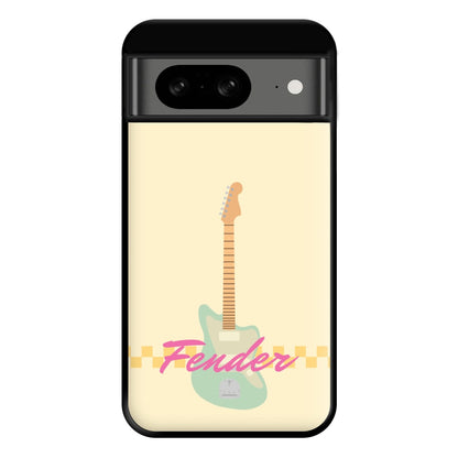 Blue Guitar Fender Google Pixel 8 Case