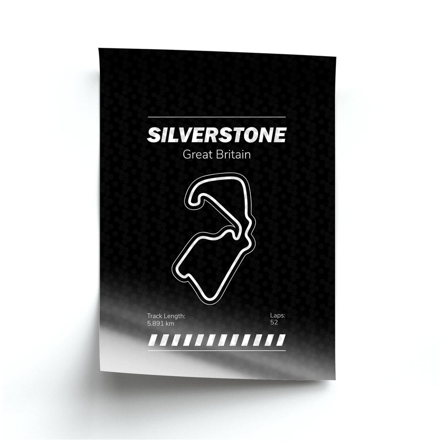 Silverstone Circuit Poster