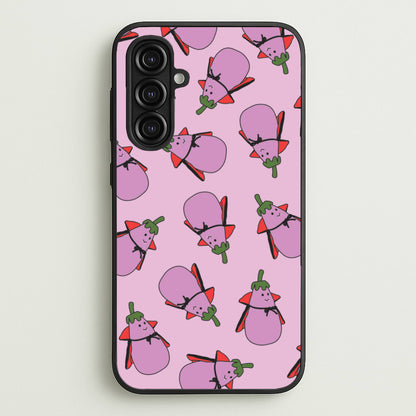 Vampire Vegetable Pattern - Halloween Galaxy A16 Case