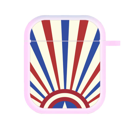 Shield And Stripes AirPods Case