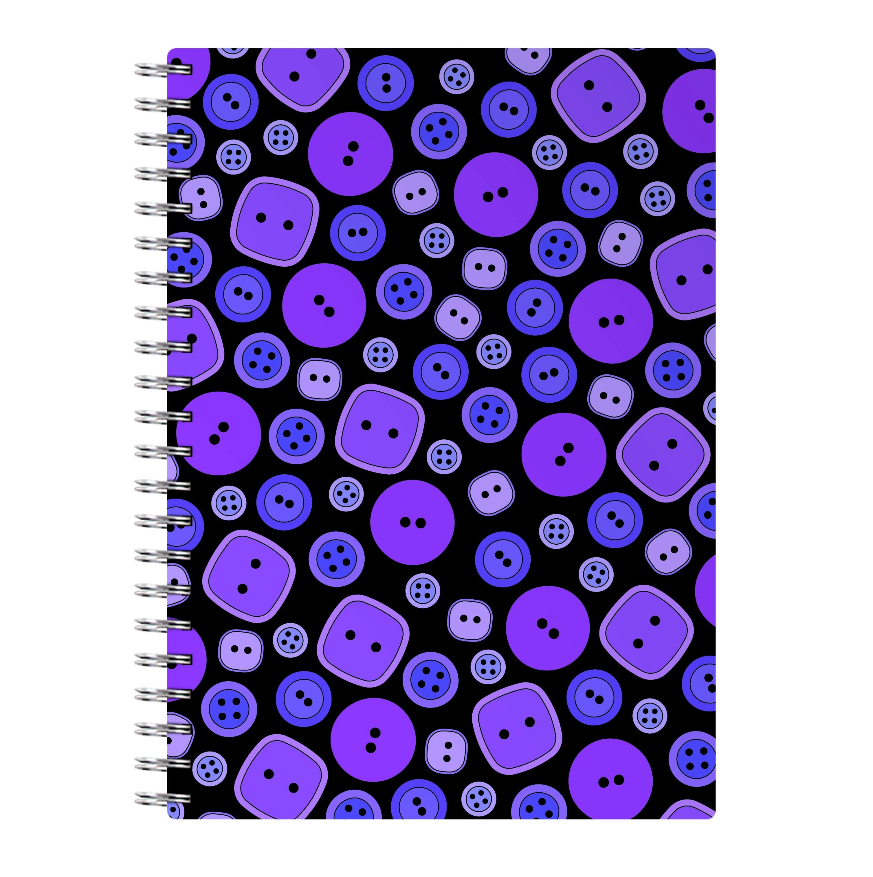 Button Pattern Notebook