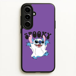 Spooky Cute Blue Alien Galaxy A56 Case