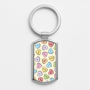 K-Pop Band Members Love Hearts Pattern Luxury Keyring 1