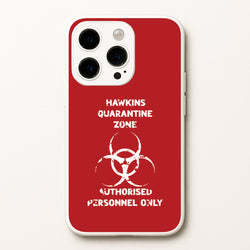 Hawkins Quarantine Zone iPhone 14 Pro Max Case