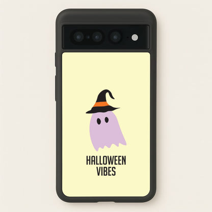 Purple Ghost Halloween Vibes Google Pixel 7 Pro Case