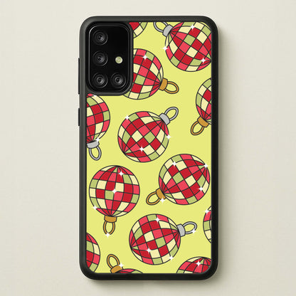 Disco Baubles Pattern Galaxy A71 Case