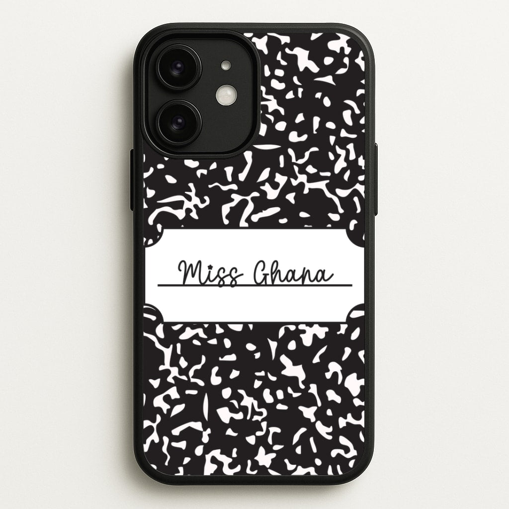 Personalised School Notebook iPhone 11 Case