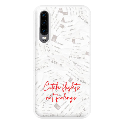 Catch Flights Not Feelings Collage Huawei P30 Case