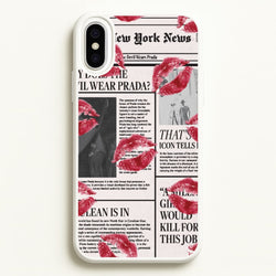 Headline Kisses iPhone XS Max Case