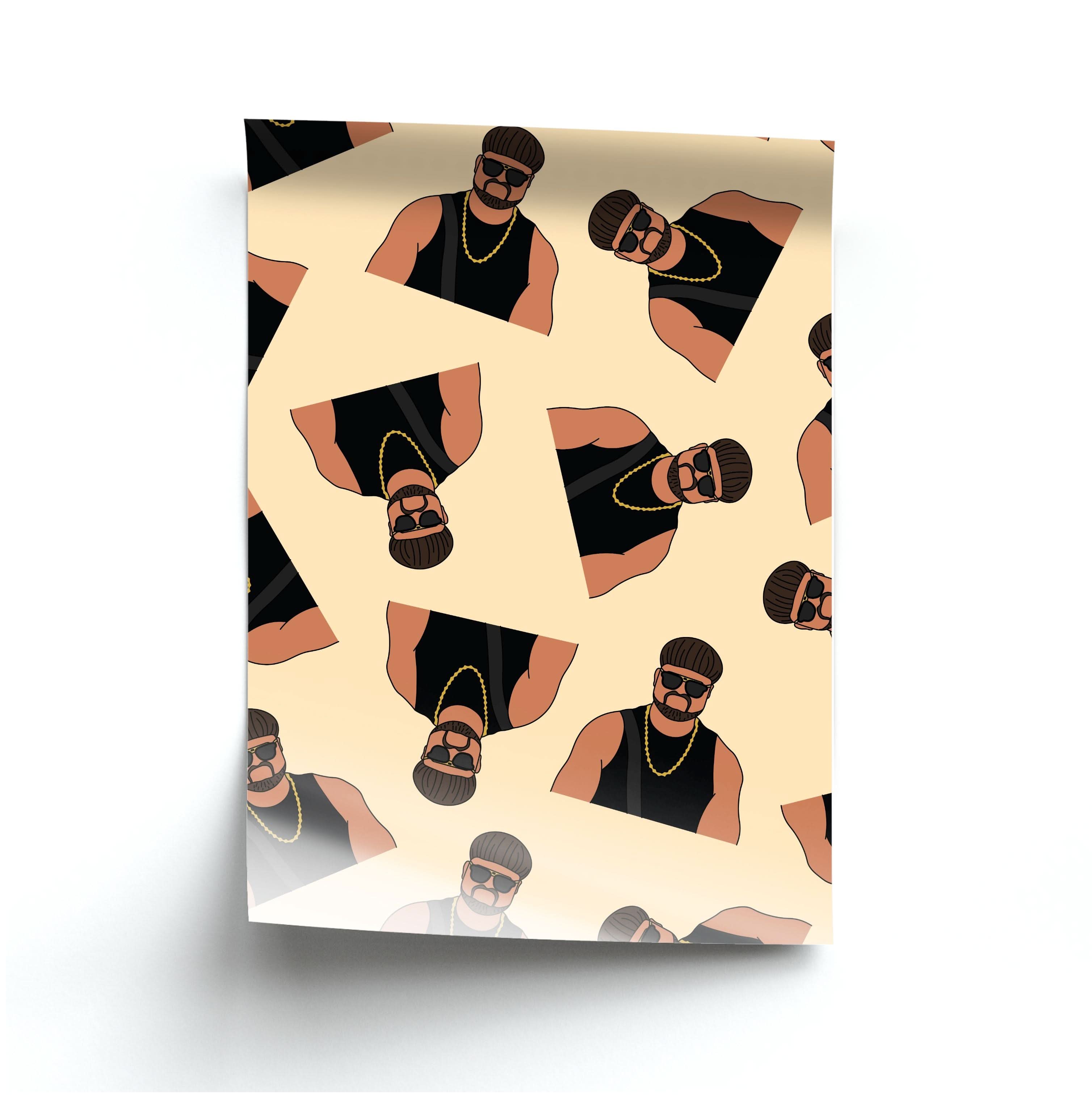 Ibiza Final Boss Pattern Poster