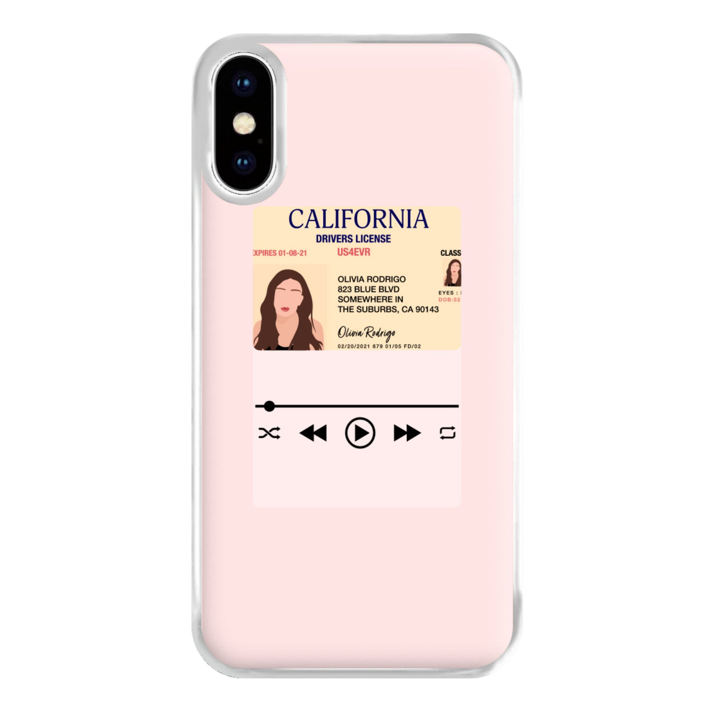 Drivers License - Olivia TikTok Phone Case