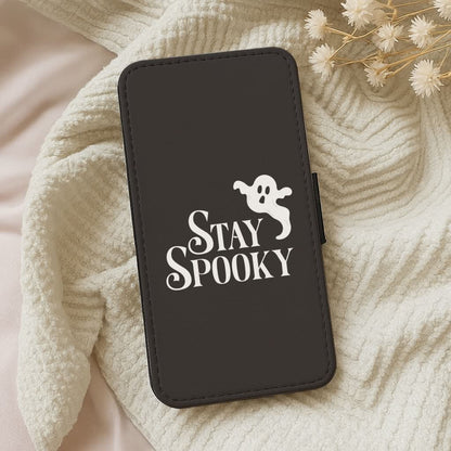 Stay Spooky  Leather Phone Case