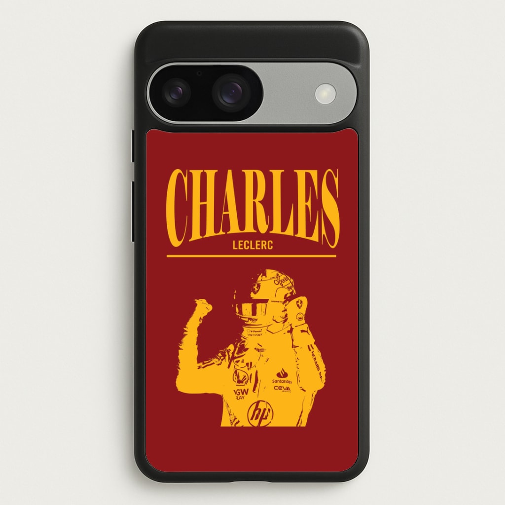 Charles Red And Gold Google Pixel 9 / 9 Pro Case