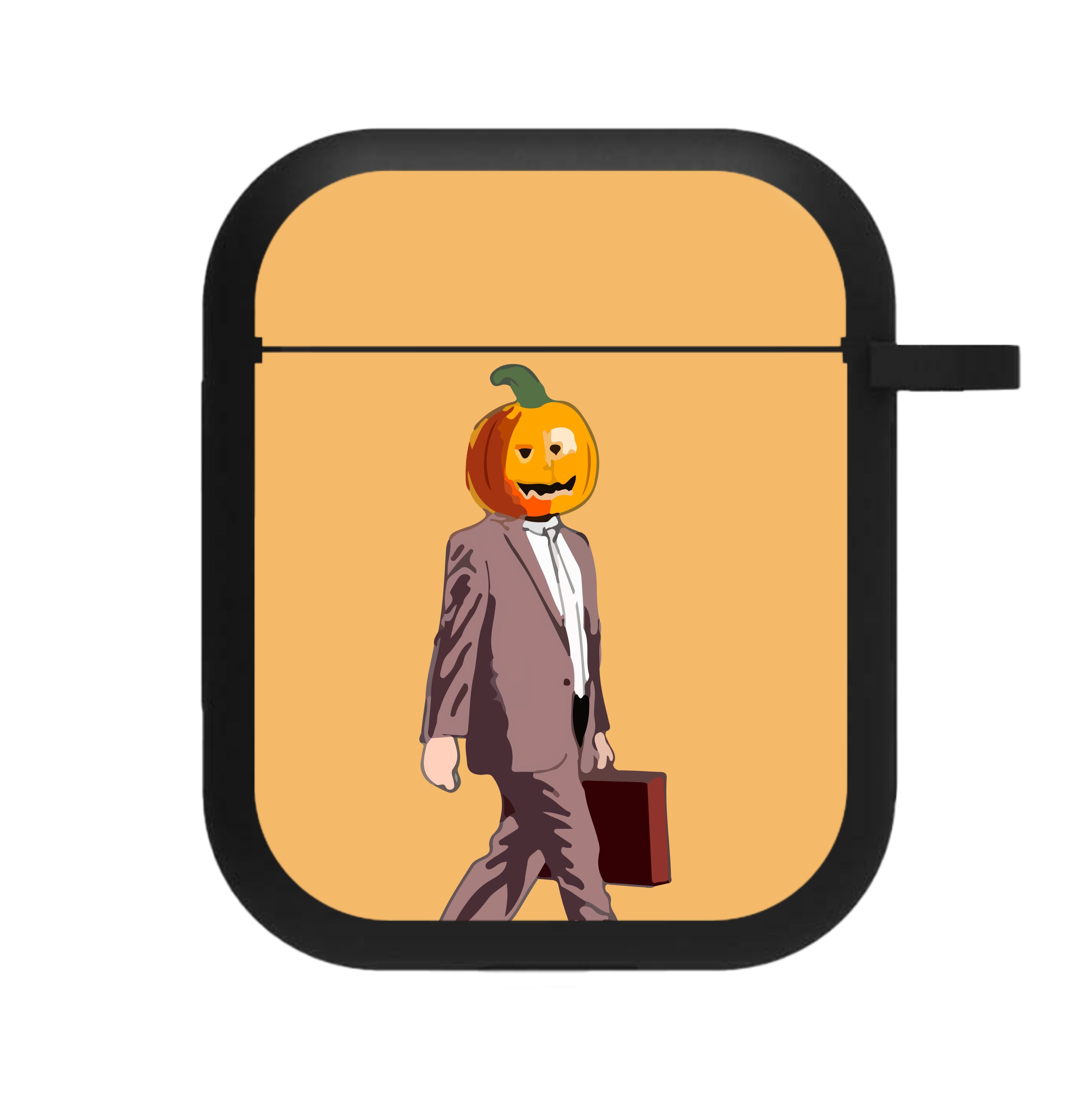 Dwight Pumpkin Head AirPods Case