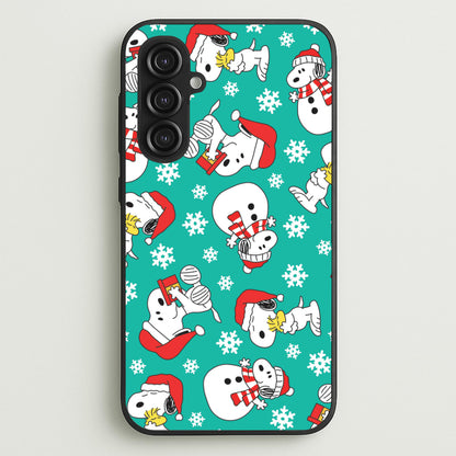 Christmas Cartoon Beagle Pattern Galaxy S23FE Case