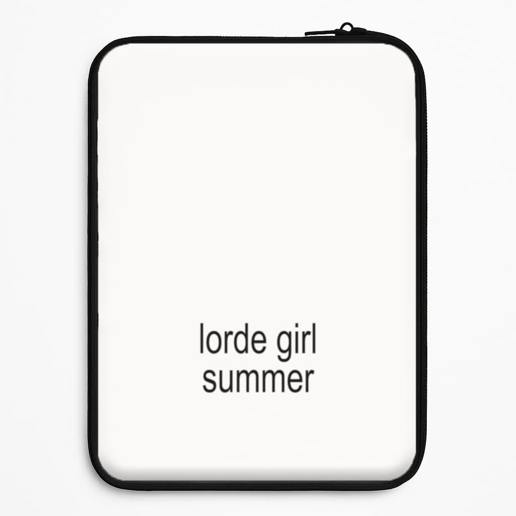 Lorde Girl Summer Laptop Sleeve