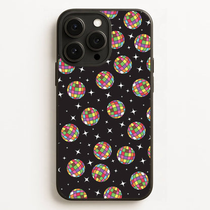 Rainbow Discoballs Phone Case for iPhone, Samsung Galaxy and Google Pixel