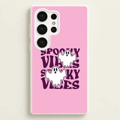 Spooky Vibes Pink Galaxy S25 Ultra Case