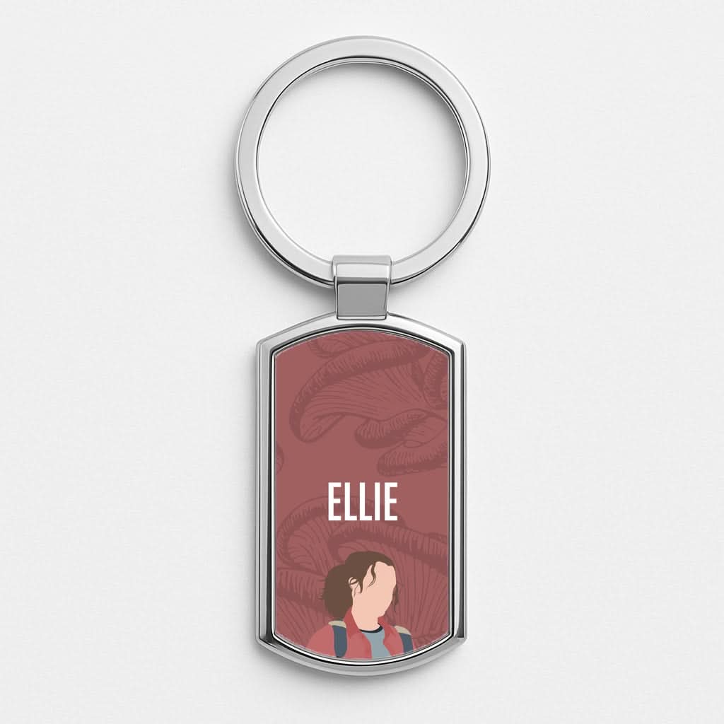 Ellie Mushroom Pattern Luxury Keyring