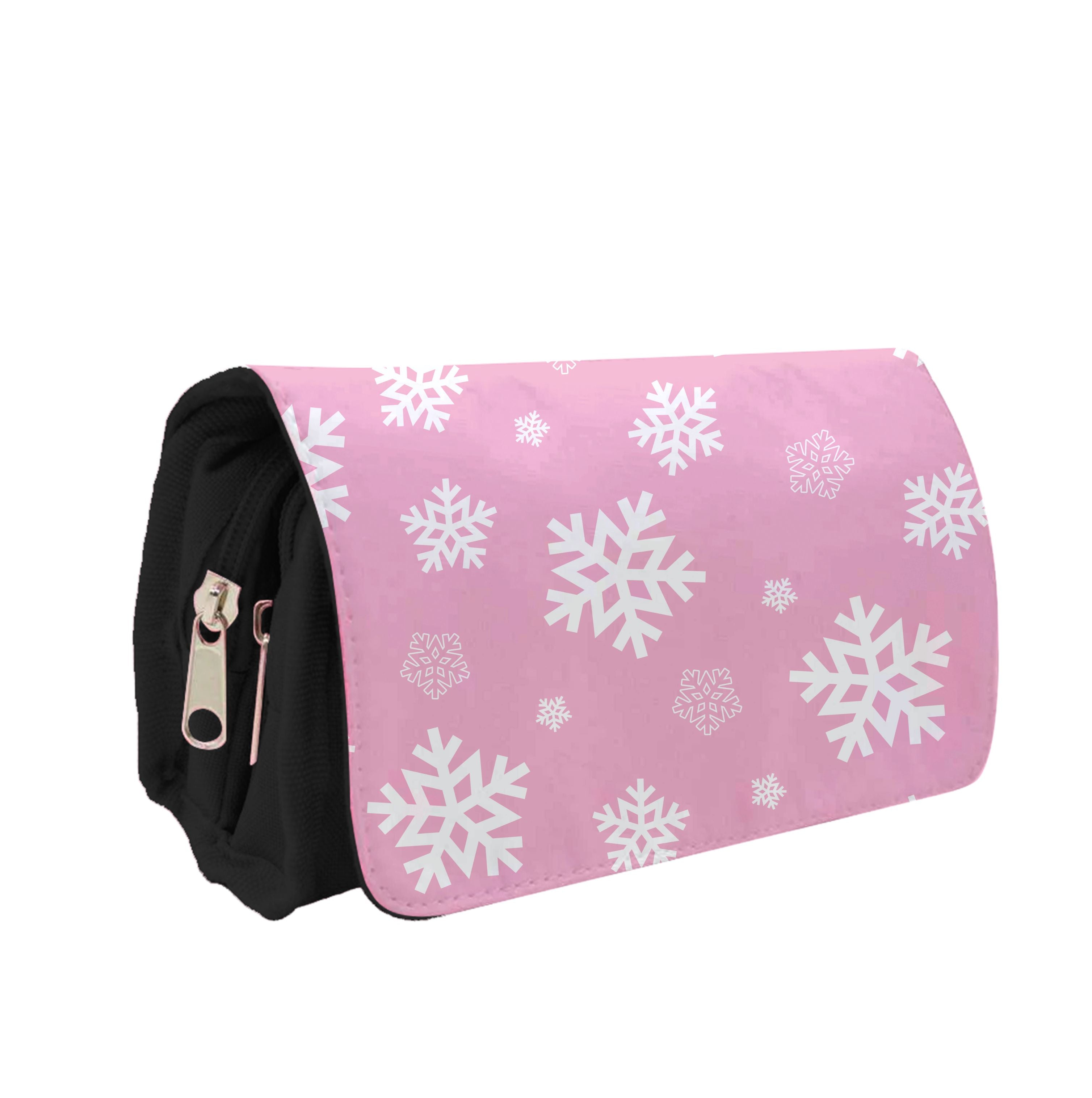 Snow Pink Pattern Pencil Case