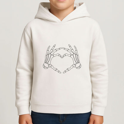 Skeleton Heart Boys Hoodie