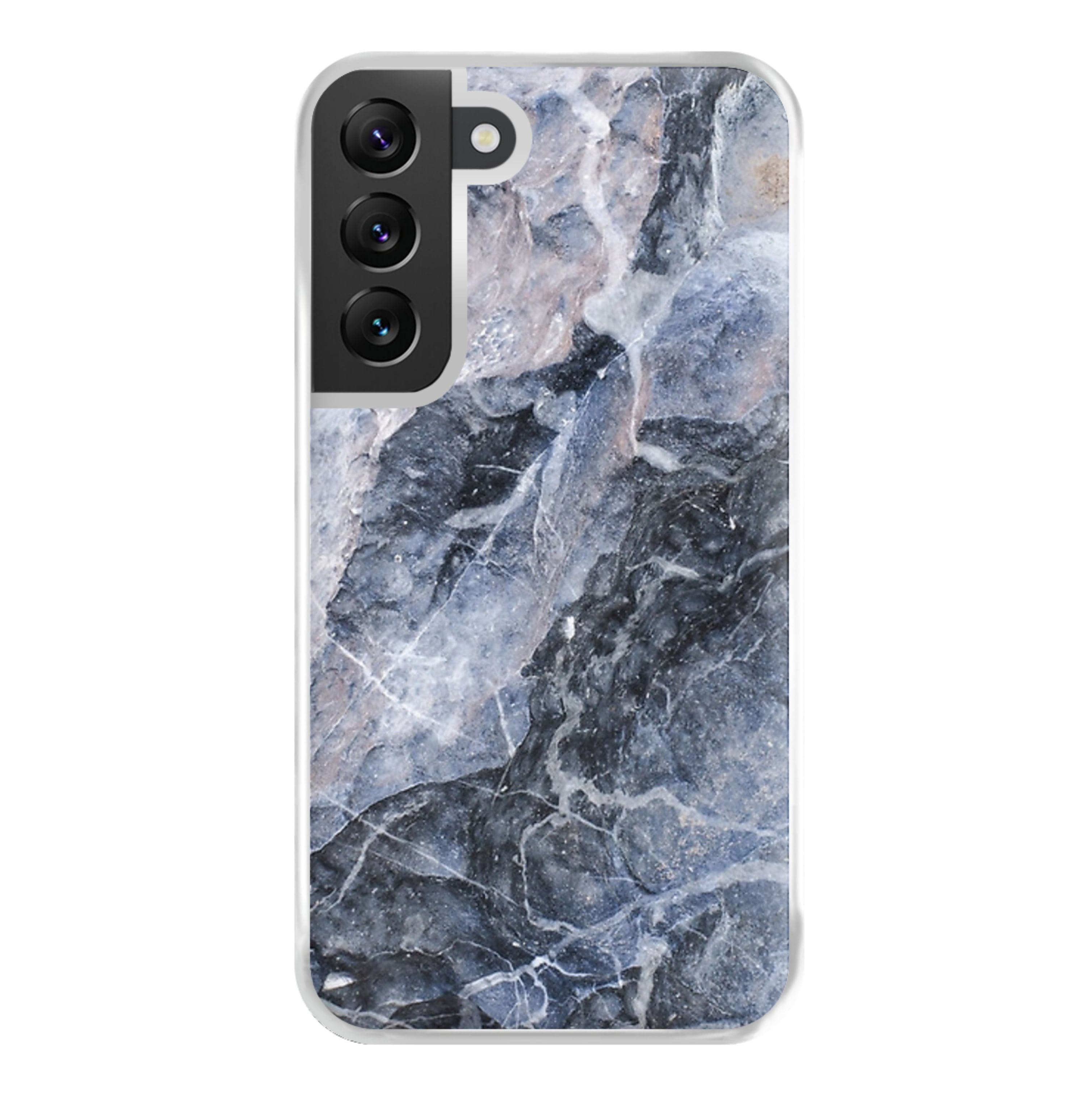 Grey and White Marble Phone Case