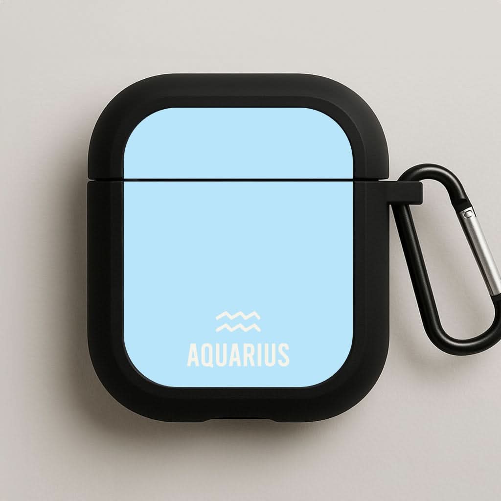 Aquarius Pastel Zodiac AirPods Case