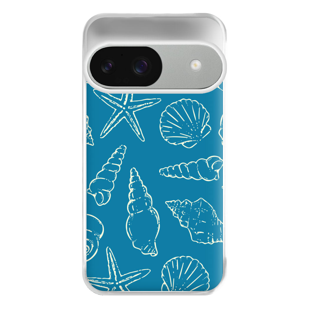 Sketched Shells Pattern Google Pixel 9 / 9 Pro Case