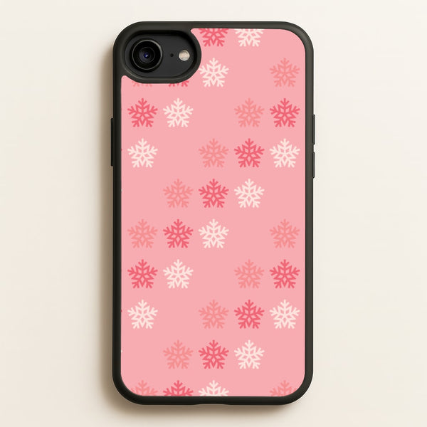 Red Slowflakes Christmas Pattern iPhone 6 / 7 / 8 / SE Case