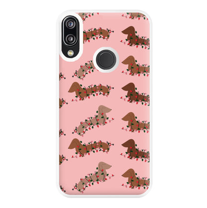 Dachshund Christmas Pattern Phone Case