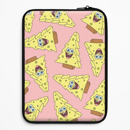 Christmas Tree Cartoon Sponge Pattern Universal Laptop Sleeve