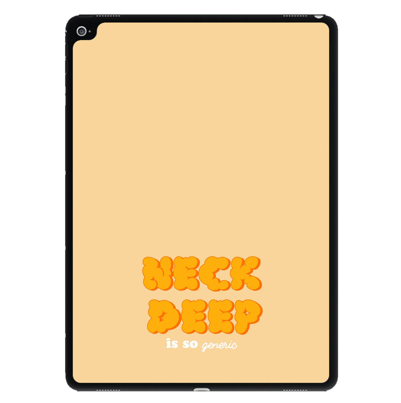 Neck Deep Is So Generic - Festival iPad Case