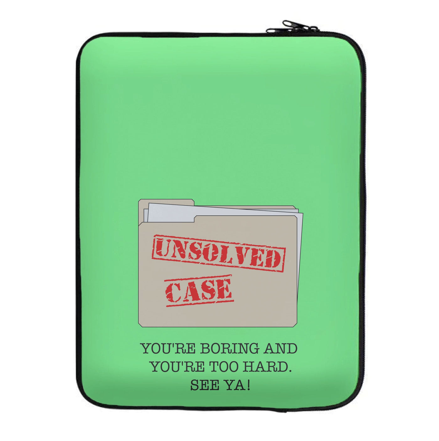 Unsolved Case - Brooklyn Nine-Nine Laptop Sleeve