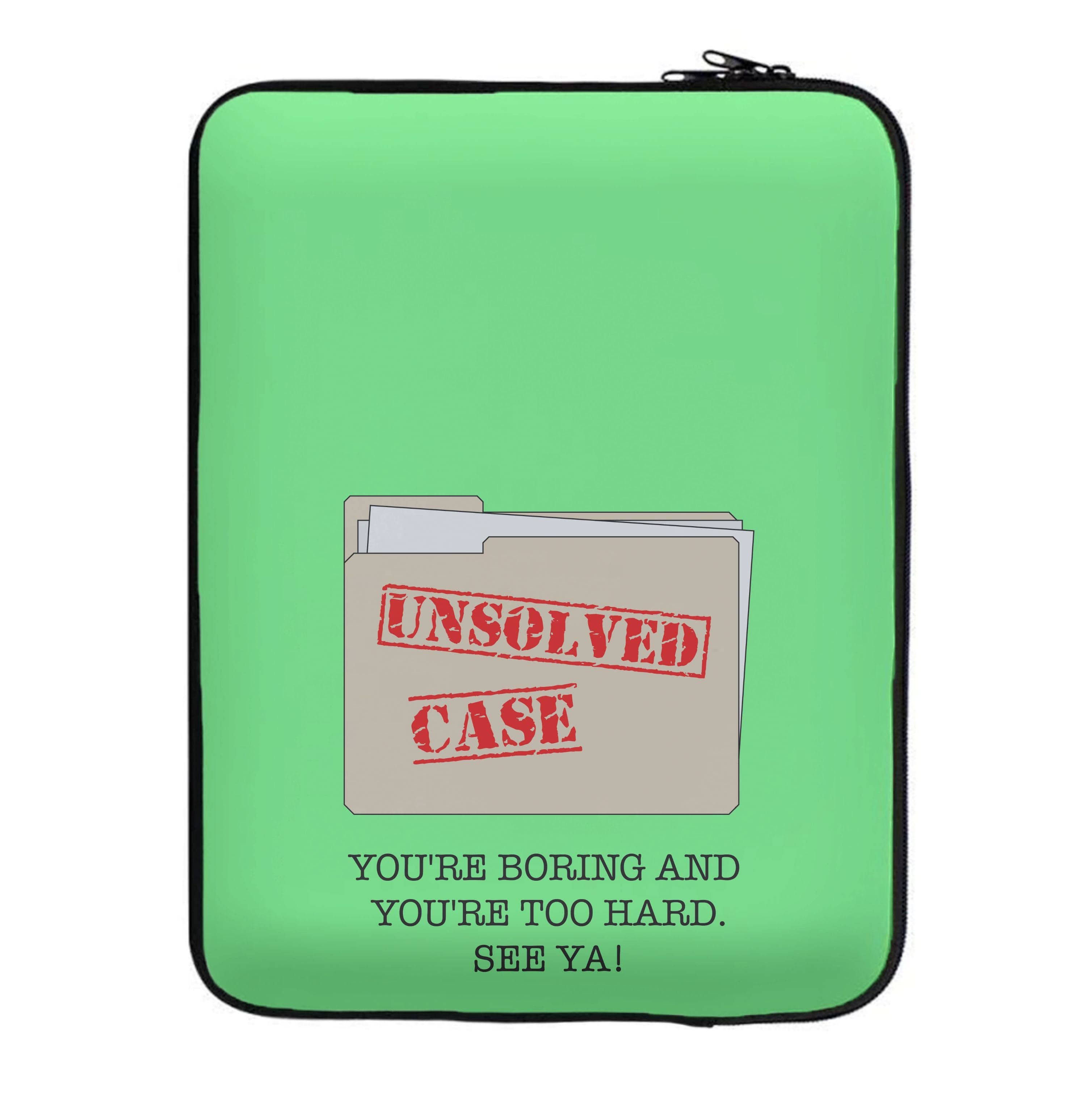 Unsolved Case - B99 Laptop Sleeve