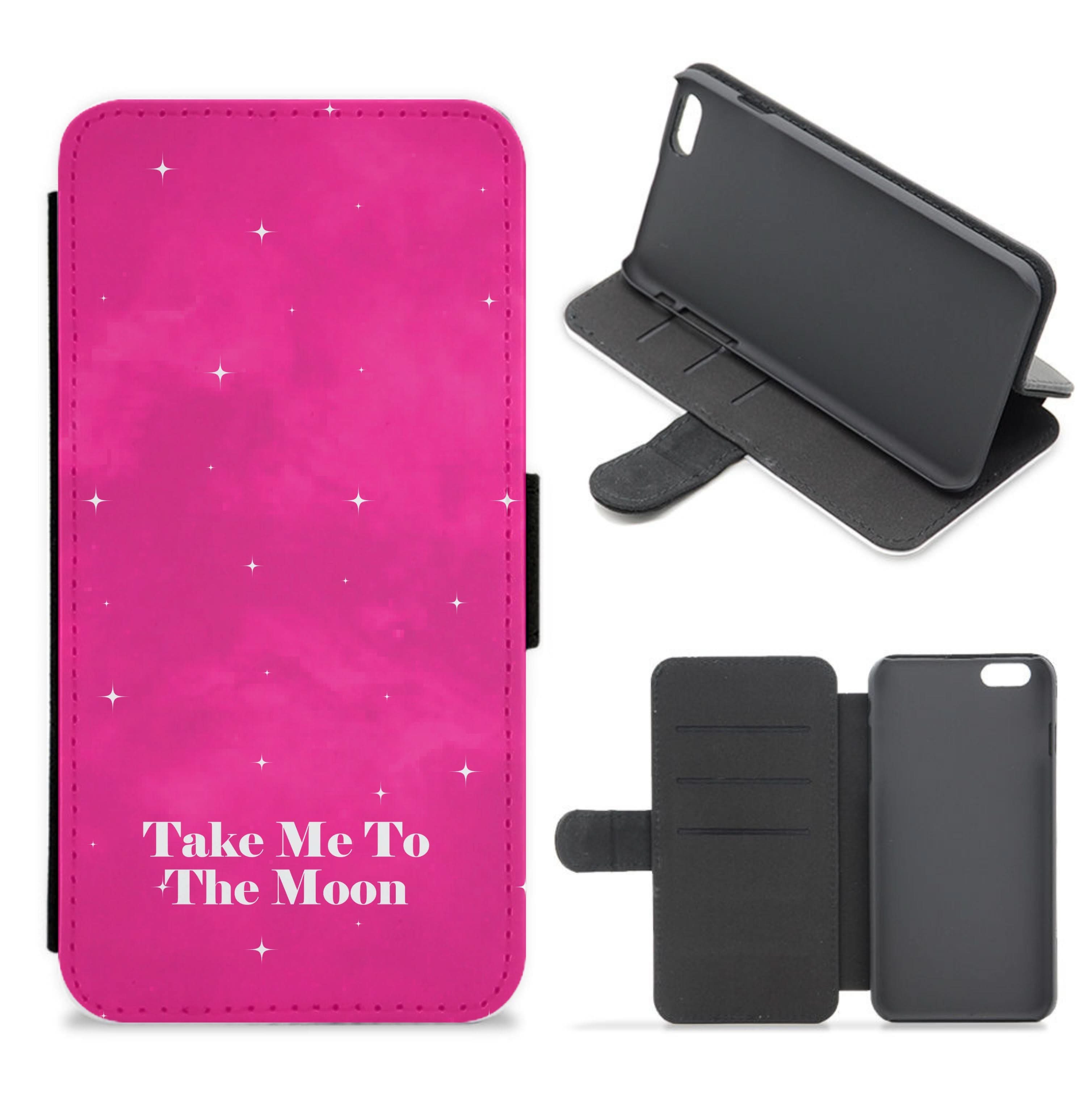 Take Me To The Moon Flip / Wallet Phone Case