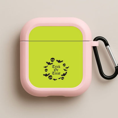 Trick Or Treat Wreath Pink AirPods Case