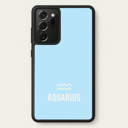 Aquarius Pastel Zodiac Galaxy Note 20 Ultra Case