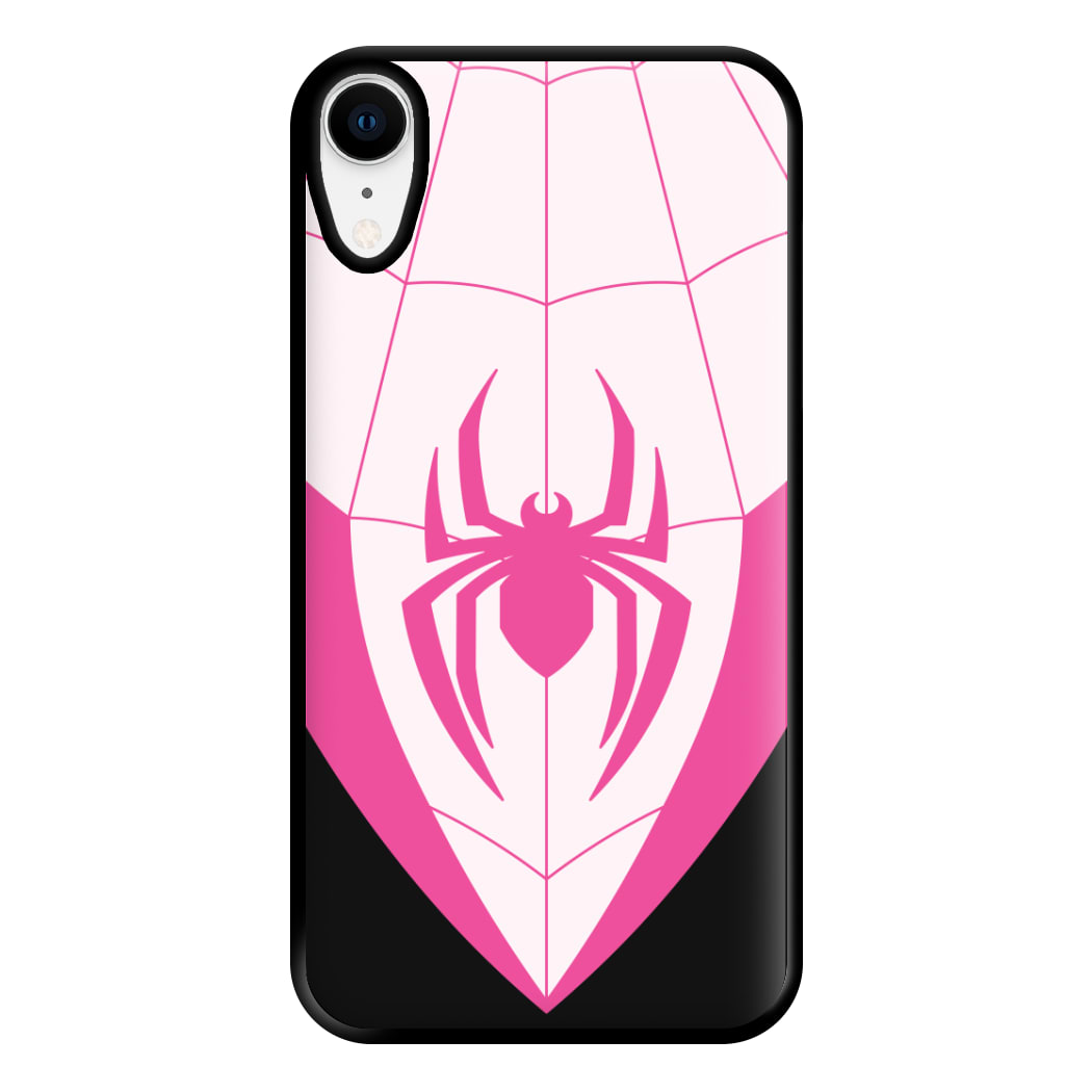 Pink And Black Spider Costume iPhone XR Case