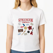 Stranger Things Cartoon Icons T-Shirt 3