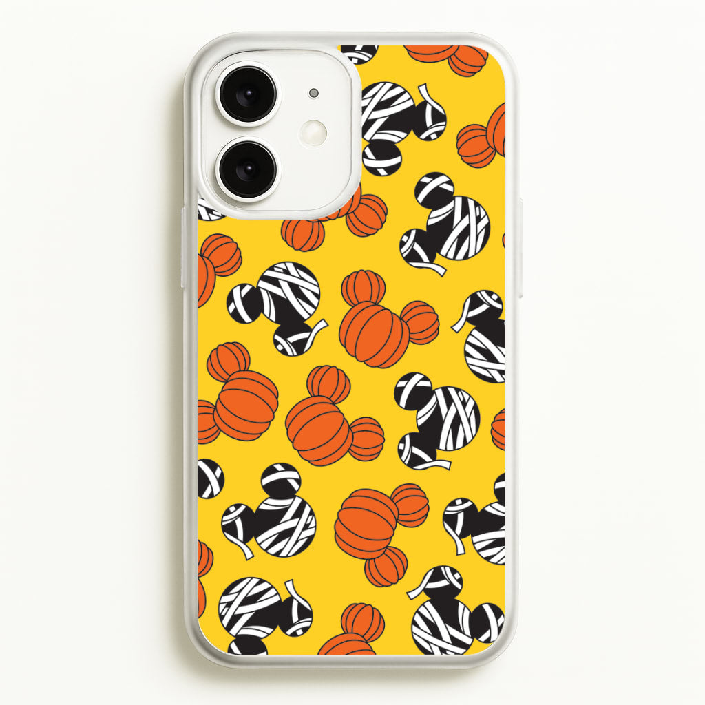 Pumpkin And Mummy Mouse Pattern iPhone 11 Case