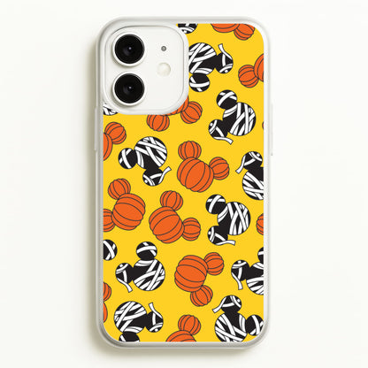 Pumpkin And Mummy Mouse Pattern iPhone 11 Case