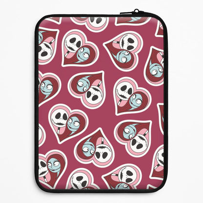 J And S Heart Pattern Universal Laptop Sleeve