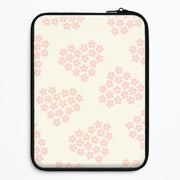 Flower Hearts Pattern Laptop Sleeve 1