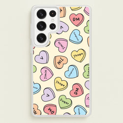 K-Pop Band Members Love Hearts Pattern Galaxy S22 Ultra Case